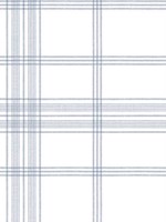 Charter Plaid Blue Wallpaper CV4468 by York Wallpaper for sale at Wallpapers To Go