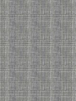 Shirting Plaid Black Wallpaper HO2170 by Ronald Redding Wallpaper for sale at Wallpapers To Go
