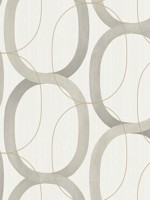 Interlock Taupe Wallpaper OS4211 by Candice Olson Wallpaper for sale at Wallpapers To Go