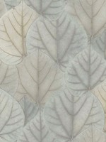 Leaf Concerto Blue Taupe Wallpaper OS4244 by Candice Olson Wallpaper for sale at Wallpapers To Go