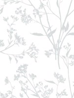 Southport Light Grey Delicate Branches Wallpaper 292780708 by A Street Prints Wallpaper for sale at Wallpapers To Go