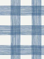 Scarborough Indigo Striated Plaid Wallpaper 292780902 by A Street Prints Wallpaper for sale at Wallpapers To Go