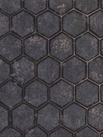Starling Charcoal Honeycomb Wallpaper 292700403 by Brewster Wallpaper for sale at Wallpapers To Go