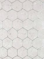Starling Silver Honeycomb Wallpaper 292700406 by Brewster Wallpaper for sale at Wallpapers To Go