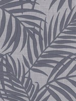 Lanai Pewter Fronds Wallpaper 29451131 by Warner Wallpaper for sale at Wallpapers To Go
