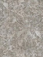 Abigail Grey Damask Wallpaper 29452755 by Warner Wallpaper for sale at Wallpapers To Go