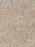 Abigail Khaki Damask Wallpaper 29452759 by Warner Wallpaper for sale at Wallpapers To Go