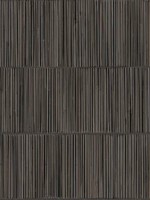 Aspen Charcoal Natural Stripe Wallpaper 391510 by Eijffinger Wallpaper for sale at Wallpapers To Go