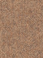 Longmont Burnt Sienna Global Geometric Wallpaper 391520 by Eijffinger Wallpaper for sale at Wallpapers To Go