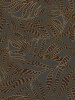 Montrose Multicolor Leaves Wallpaper 391553 by Eijffinger Wallpaper for sale at Wallpapers To Go