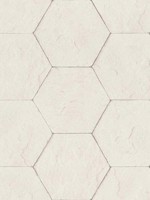 Bascom Dove Stone Hexagon Wallpaper 4015427110 by Advantage Wallpaper for sale at Wallpapers To Go