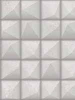 Dax Grey 3D Geometric Wallpaper 402078609 by Advantage Wallpaper for sale at Wallpapers To Go