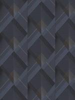 Raoul Navy Fanning Diamonds Wallpaper 402096701 by Advantage Wallpaper for sale at Wallpapers To Go
