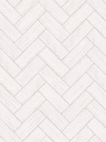 Kaliko White Wood Herringbone Wallpaper 312310100 by Chesapeake Wallpaper for sale at Wallpapers To Go