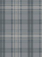 Austin Slate Plaid Wallpaper 3123330214 by Chesapeake Wallpaper for sale at Wallpapers To Go