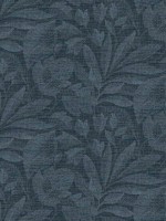 Lei Navy Etched Leaves Wallpaper 297186153 by A Street Prints Wallpaper for sale at Wallpapers To Go