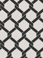Payton Black Hexagon Trellis Wallpaper 297186310 by A Street Prints Wallpaper for sale at Wallpapers To Go
