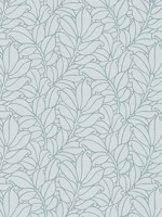 Coraline Teal Leaf Wallpaper 297186321 by A Street Prints Wallpaper for sale at Wallpapers To Go