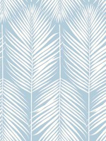 Palm Silhouette Hampton Blue Wallpaper NW39812 by NextWall Wallpaper for sale at Wallpapers To Go