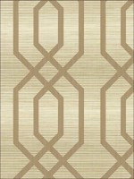 Geometric Trellis Stringcloth Metallics Textured Wallpaper JC21205 by Wallquest Wallpaper for sale at Wallpapers To Go