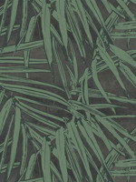 Tropical Leaves Metallic Wallpaper SE30004 by Pelican Prints Wallpaper for sale at Wallpapers To Go