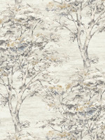 Tree Metallic Wallpaper SE31308 by Pelican Prints Wallpaper for sale at Wallpapers To Go
