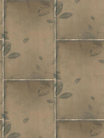 Steel Leaves Wallpaper WMAFJ070211 by Mayflower Wallpaper for sale at Wallpapers To Go