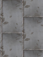 Steel Leaves Wallpaper WMAFJ080211 by Mayflower Wallpaper for sale at Wallpapers To Go