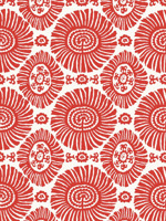 Solis Coral Wallpaper T10080 by Thibaut Wallpaper for sale at Wallpapers To Go