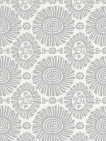 Solis Light Grey Wallpaper T10082 by Thibaut Wallpaper for sale at Wallpapers To Go