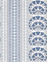 Cairo Blue and White Wallpaper AT9624 by Anna French Wallpaper for sale at Wallpapers To Go