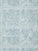 Timbuktu Slate Blue Wallpaper T10254 by Thibaut Wallpaper for sale at Wallpapers To Go