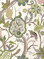Windsor Brown and Green Wallpaper T14306 by Thibaut Wallpaper for sale at Wallpapers To Go