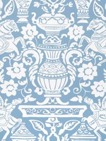Galway Blue Wallpaper T14361 by Thibaut Wallpaper for sale at Wallpapers To Go