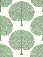 Mulberry Tree Green Wallpaper T10604 by Thibaut Wallpaper for sale at Wallpapers To Go