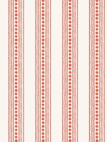 New Haven Stripe Coral Wallpaper T10606 by Thibaut Wallpaper for sale at Wallpapers To Go