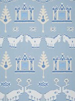 Kingdom Parade Spa Blue Wallpaper T10643 by Thibaut Wallpaper for sale at Wallpapers To Go