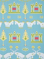 Kingdom Parade Turquoise Wallpaper T10644 by Thibaut Wallpaper for sale at Wallpapers To Go