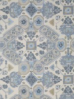 Persian Carpet Grey and Beige Wallpaper T10828 by Thibaut Wallpaper for sale at Wallpapers To Go