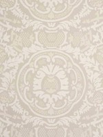 Earl Damask Flax Wallpaper T10841 by Thibaut Wallpaper for sale at Wallpapers To Go