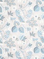 Indienne Hazel Spa Blue Wallpaper AT15114 by Anna French Wallpaper for sale at Wallpapers To Go
