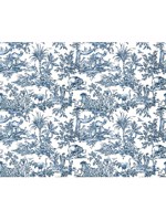 Antilles Toile Navy Wallpaper ATWW15171 by Anna French Wallpaper for sale at Wallpapers To Go