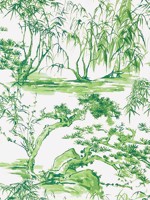 Kyoto Emerald Green Wallpaper AT9828 by Anna French Wallpaper for sale at Wallpapers To Go