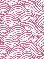 Waves Fuchsia Wallpaper AT9877 by Anna French Wallpaper for sale at Wallpapers To Go