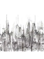 Skyline 3 Panel Mural SK92200M by Pelican Prints Wallpaper for sale at Wallpapers To Go