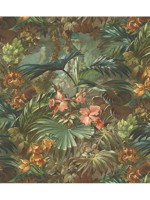 Tropical Jungle 4 Panel Mural CN30900M by Wallquest Wallpaper for sale at Wallpapers To Go