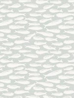 Nunkie Light Blue Sardine Wallpaper 312210502 by Chesapeake Wallpaper for sale at Wallpapers To Go
