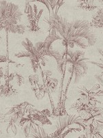 Zapata Merlot Tropical Jungle Wallpaper 4044380213 by Advantage Wallpaper for sale at Wallpapers To Go