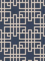 Mana Navy Trellis Wallpaper 4035409253 by Advantage Wallpaper for sale at Wallpapers To Go