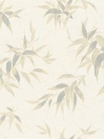 Minori White Leaves Wallpaper 4035409741 by Advantage Wallpaper for sale at Wallpapers To Go